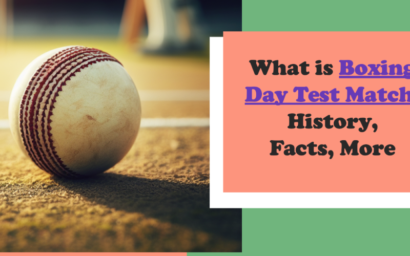 What is Boxing Day Test Match